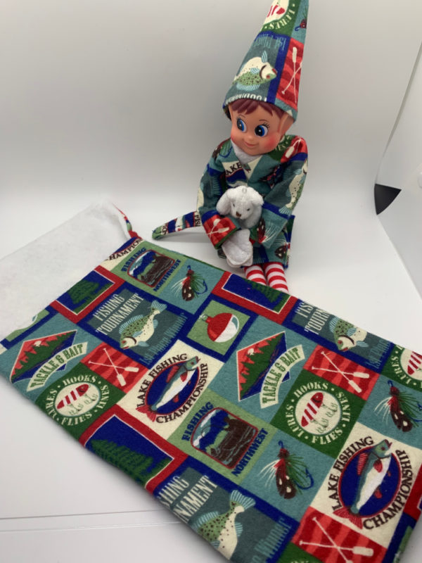 sleeping bag and robe for elf doll