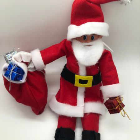 father Christmas elf doll outfit